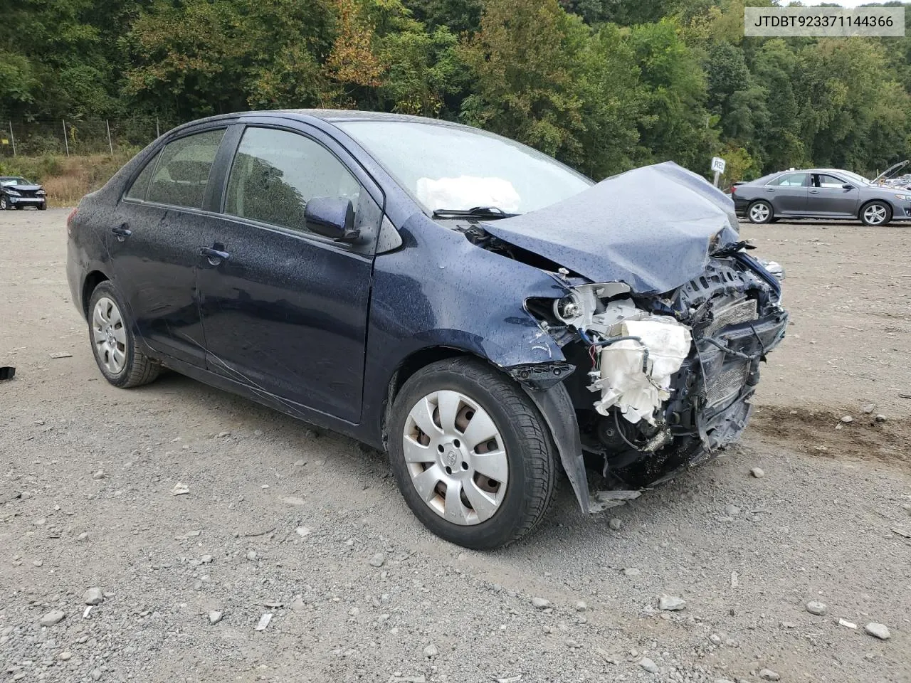 JTDBT923371144366 2007 Toyota Yaris