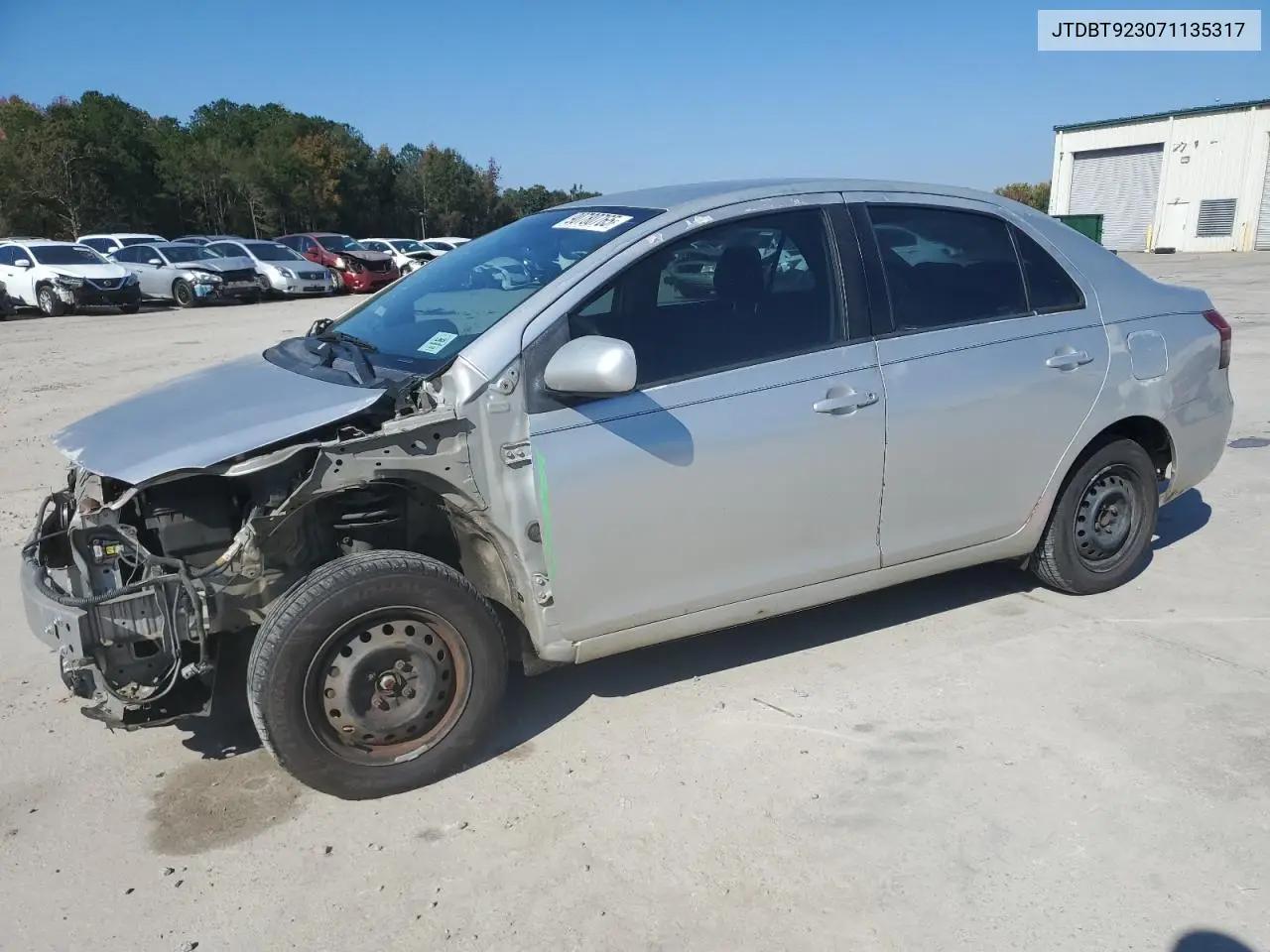 JTDBT923071135317 2007 Toyota Yaris