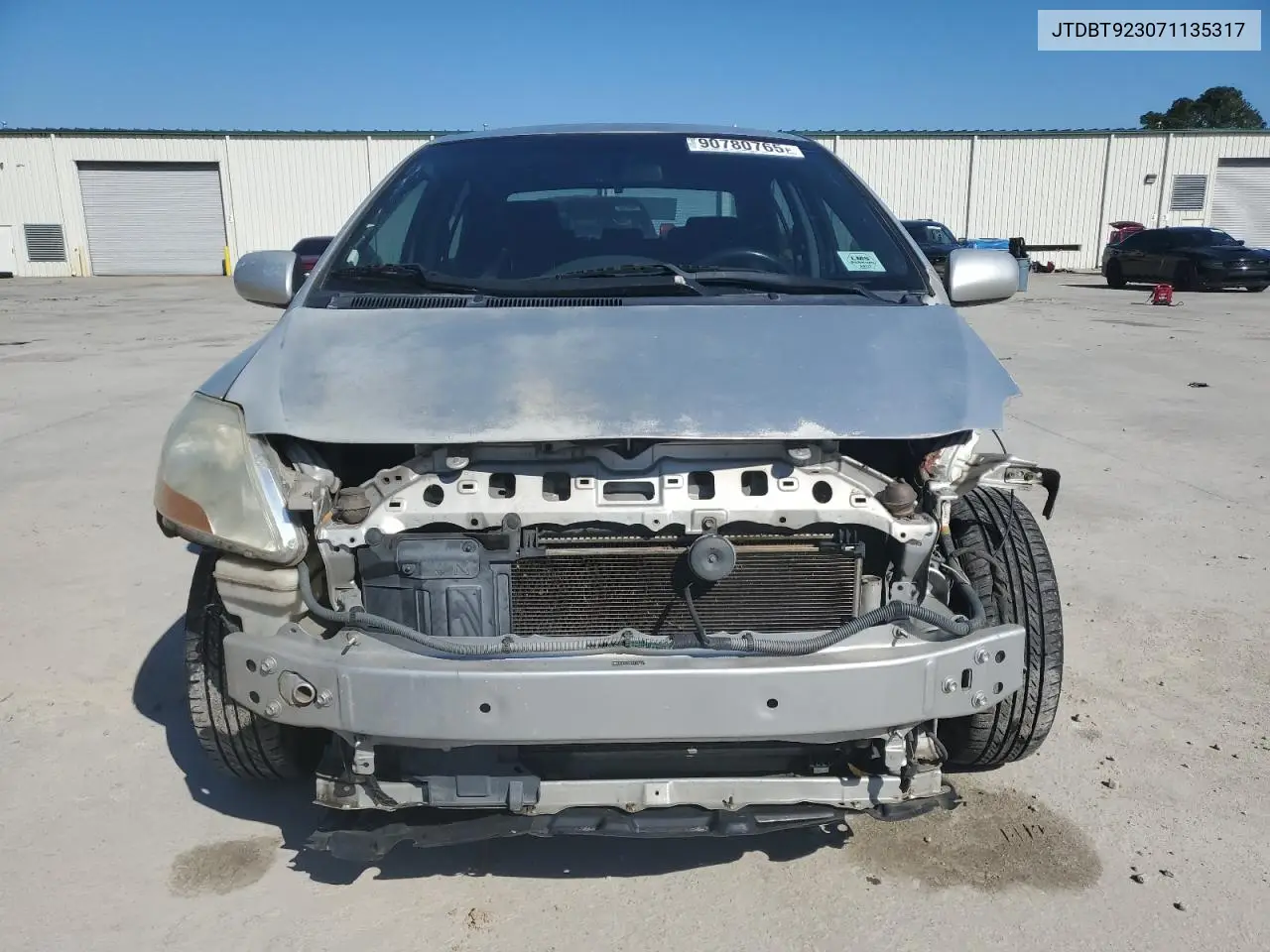JTDBT923071135317 2007 Toyota Yaris