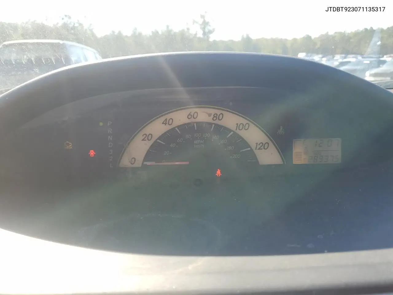 JTDBT923071135317 2007 Toyota Yaris