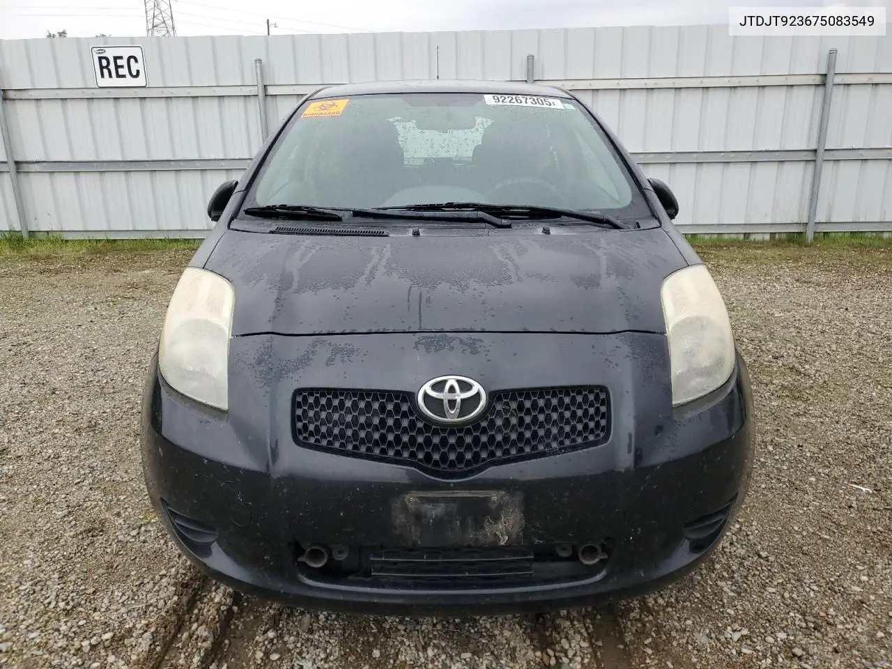 JTDJT923675083549 2007 Toyota Yaris