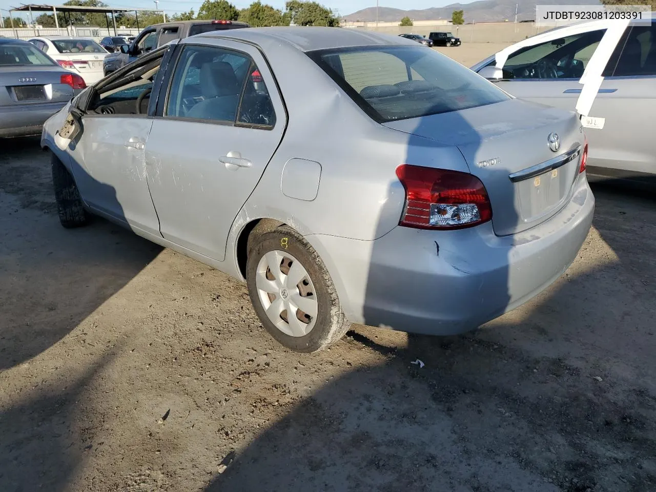 JTDBT923081203391 2008 Toyota Yaris