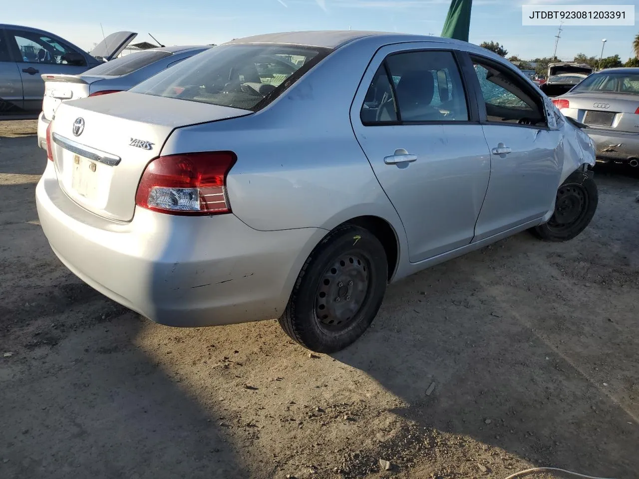 JTDBT923081203391 2008 Toyota Yaris