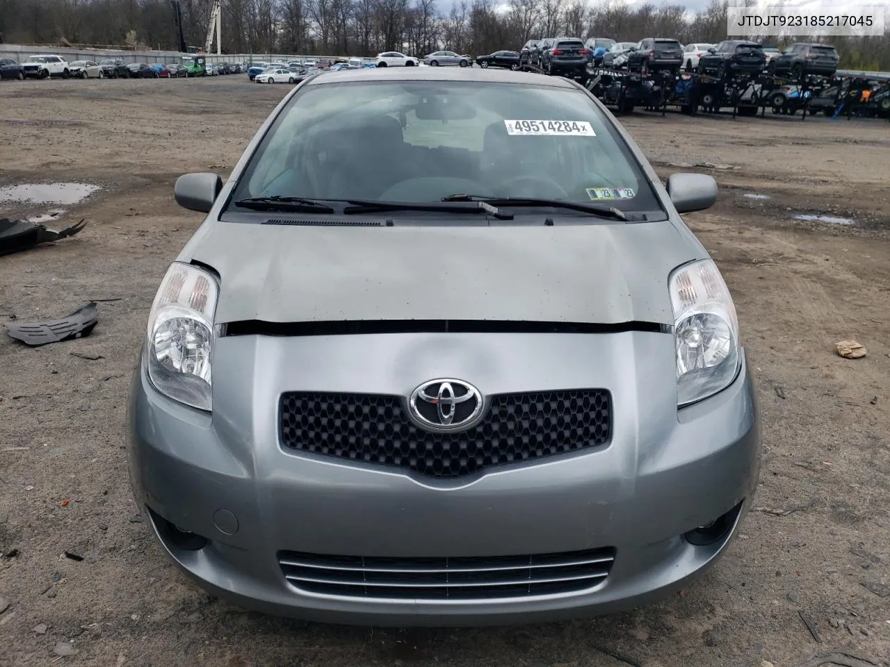 2008 Toyota Yaris VIN: JTDJT923185217045 Lot: 49514284