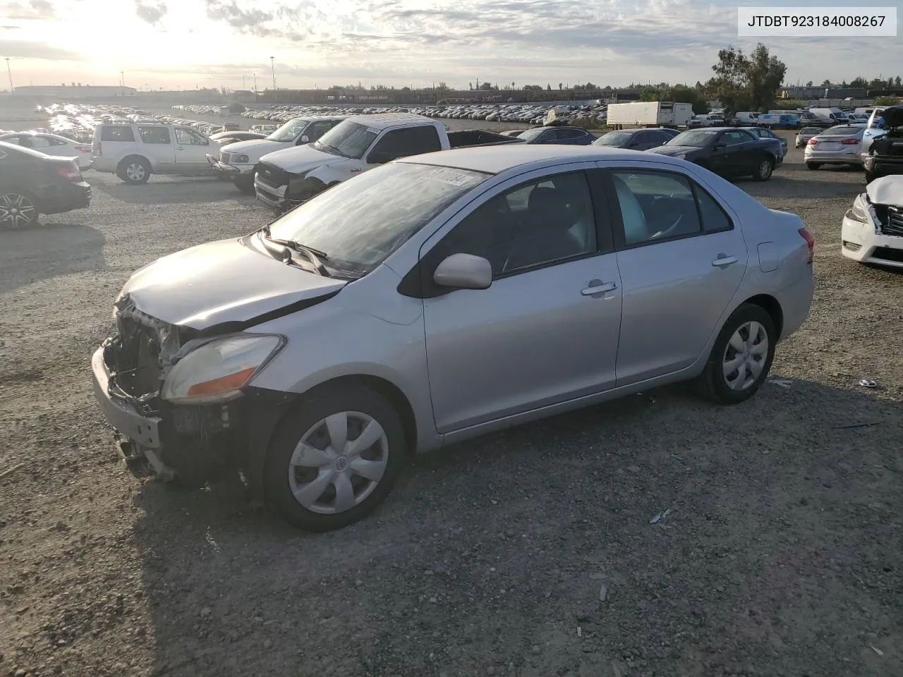 2008 Toyota Yaris VIN: JTDBT923184008267 Lot: 50180284