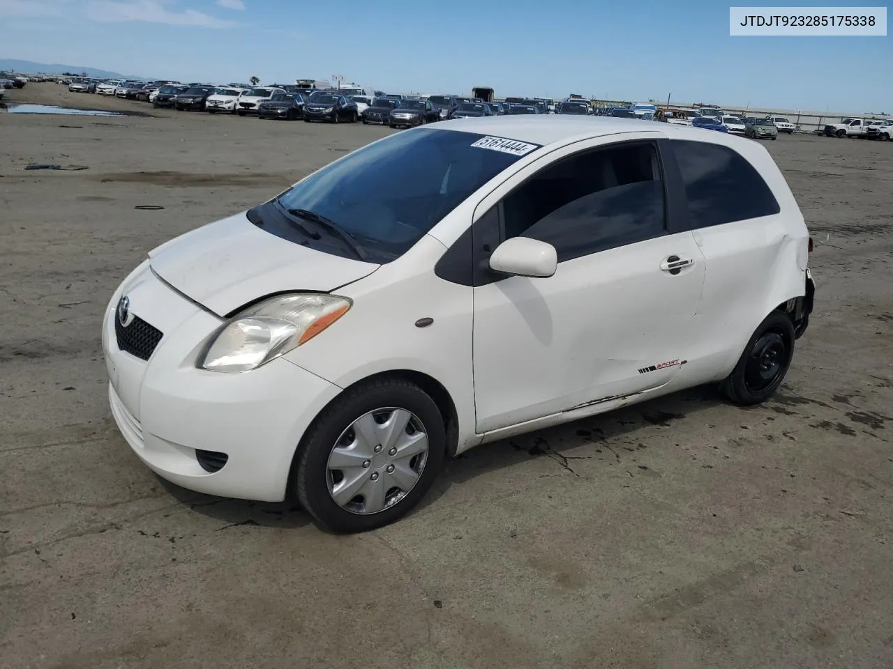 2008 Toyota Yaris VIN: JTDJT923285175338 Lot: 51614444