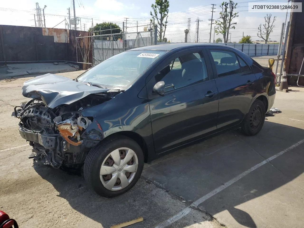 2008 Toyota Yaris VIN: JTDBT923881284639 Lot: 54558444