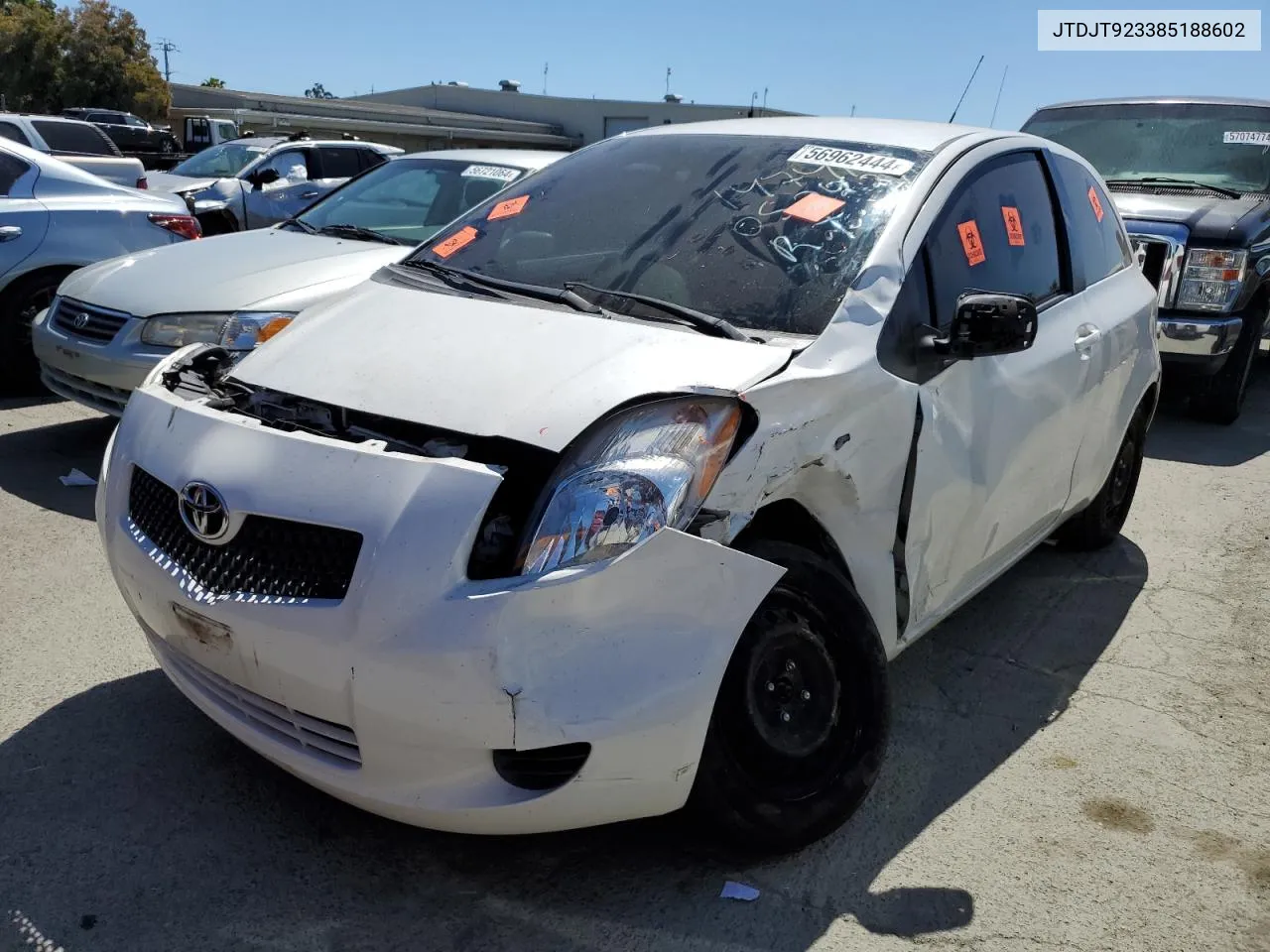 JTDJT923385188602 2008 Toyota Yaris