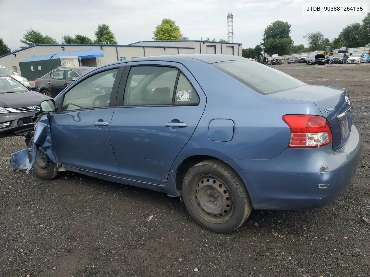 JTDBT903881264135 2008 Toyota Yaris