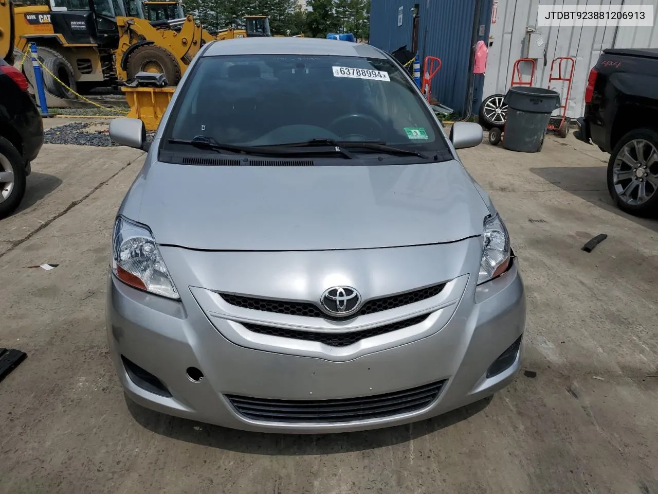 2008 Toyota Yaris VIN: JTDBT923881206913 Lot: 63788994