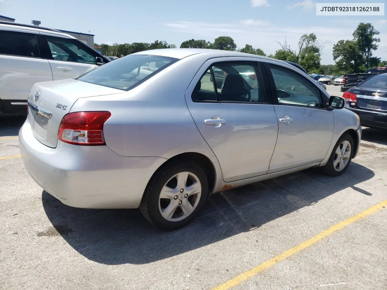 2008 Toyota Yaris VIN: JTDBT923181262188 Lot: 65245384