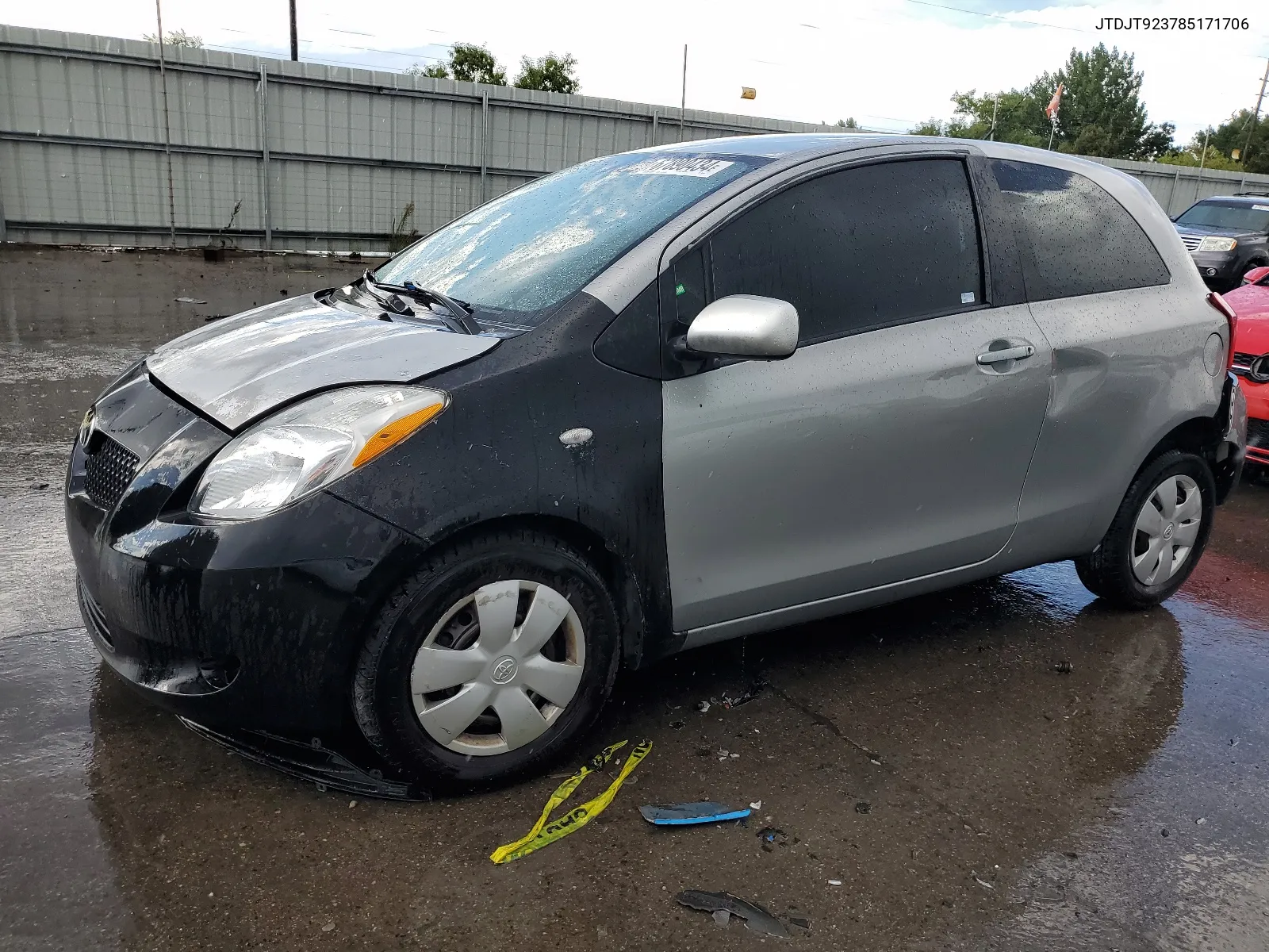 JTDJT923785171706 2008 Toyota Yaris