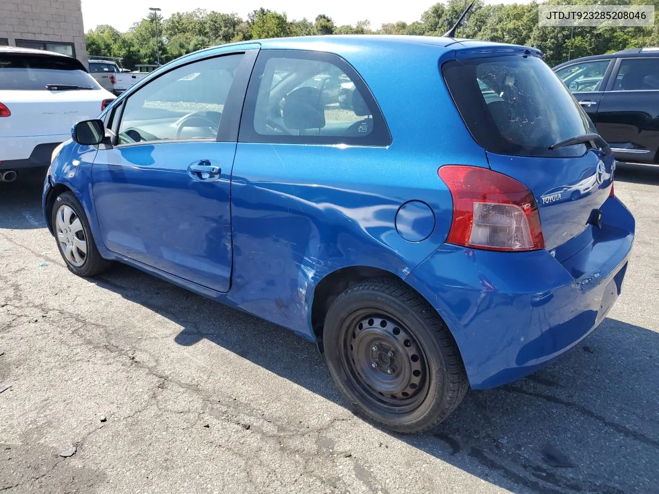 JTDJT923285208046 2008 Toyota Yaris