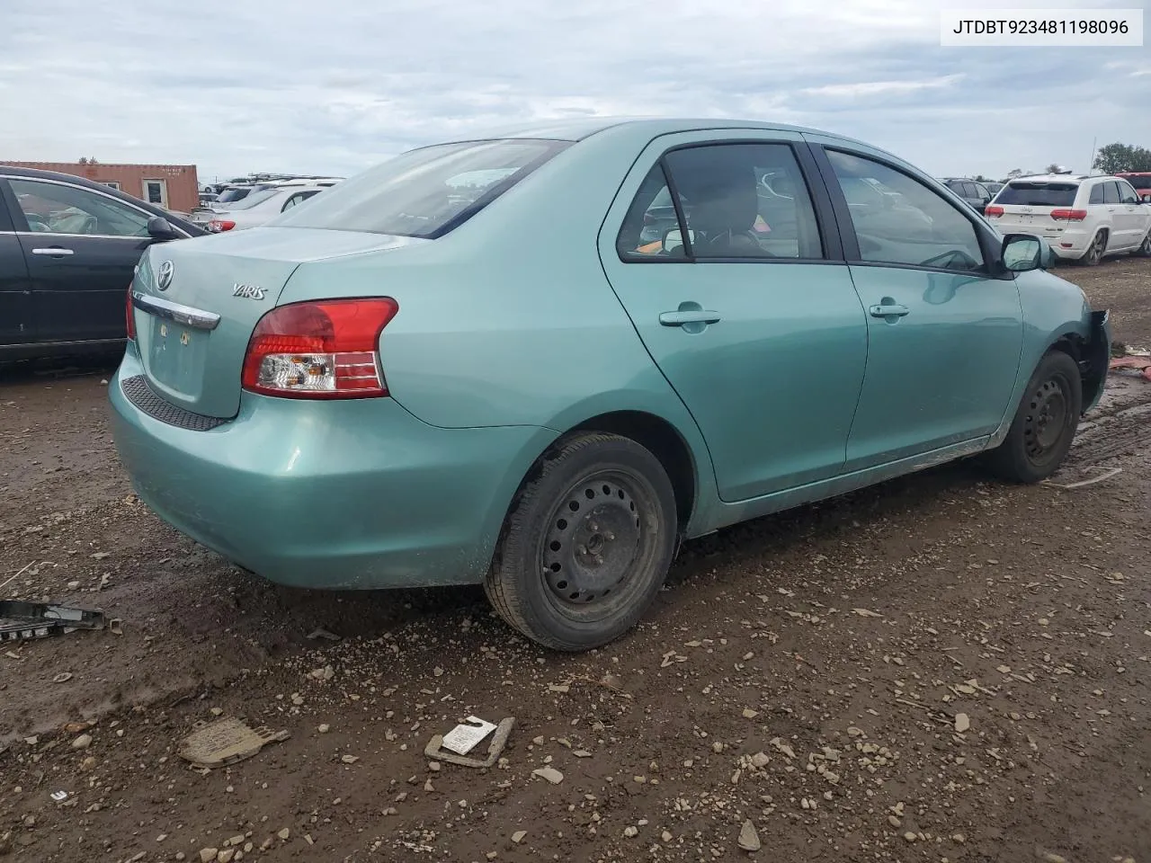 JTDBT923481198096 2008 Toyota Yaris