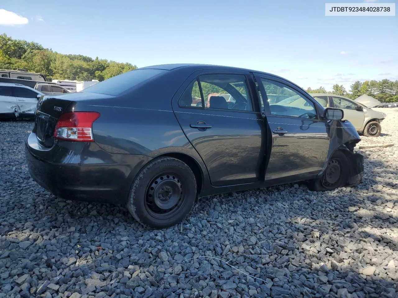 2008 Toyota Yaris VIN: JTDBT923484028738 Lot: 70695834