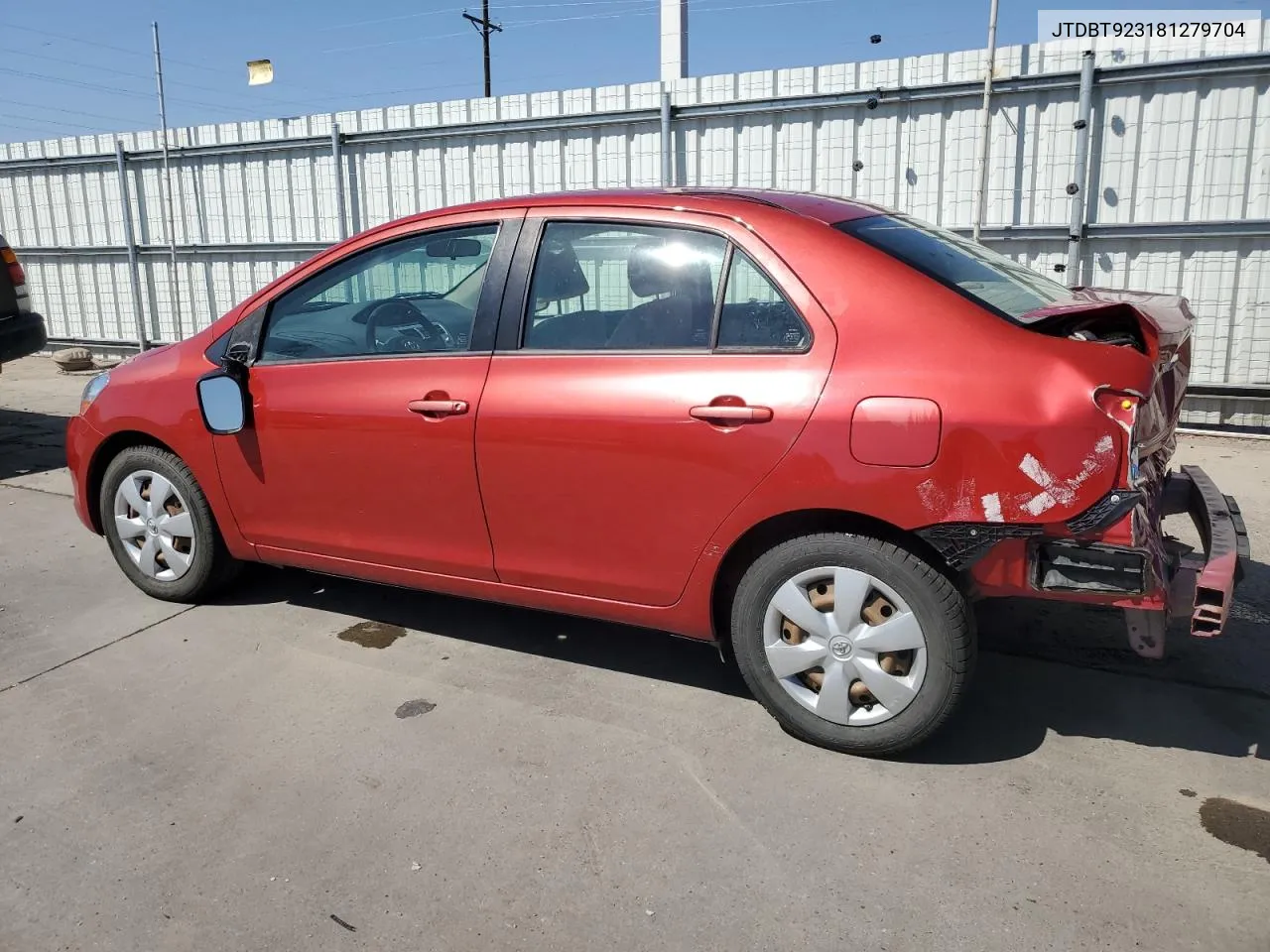 2008 Toyota Yaris VIN: JTDBT923181279704 Lot: 70816884