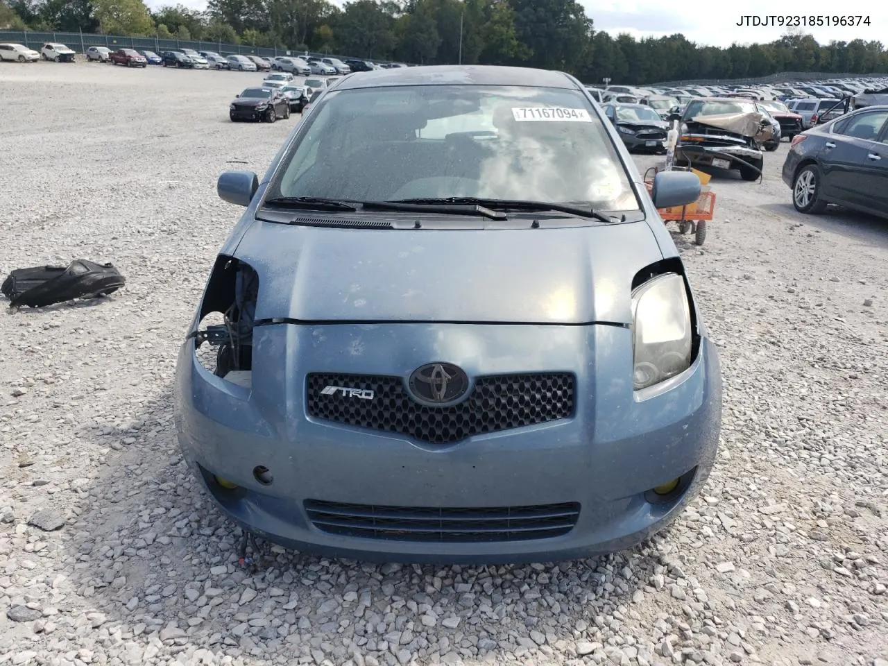 JTDJT923185196374 2008 Toyota Yaris