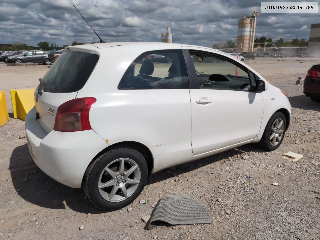 JTDJT923585191789 2008 Toyota Yaris