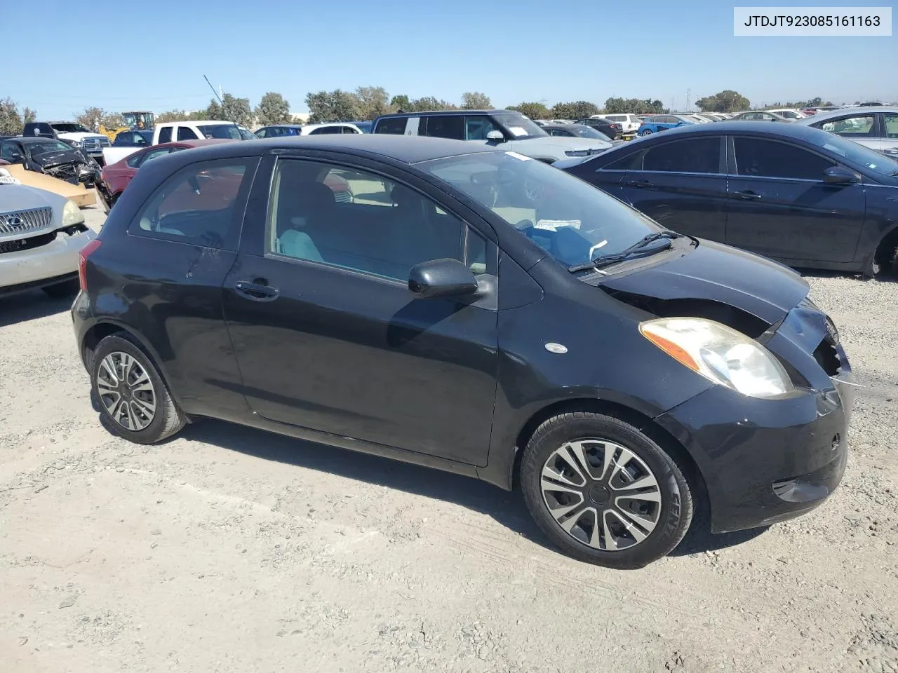 2008 Toyota Yaris VIN: JTDJT923085161163 Lot: 73196584