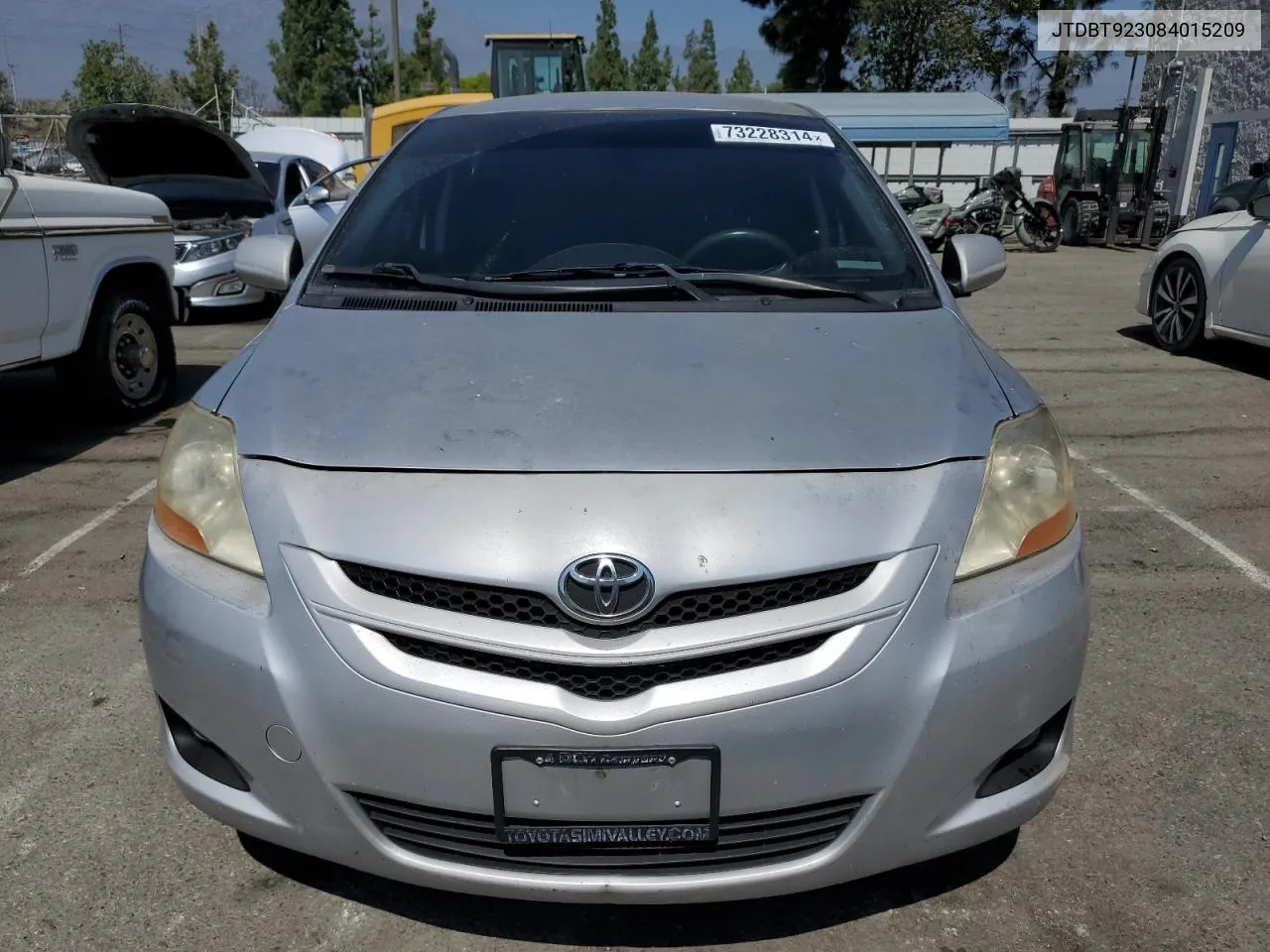 JTDBT923084015209 2008 Toyota Yaris