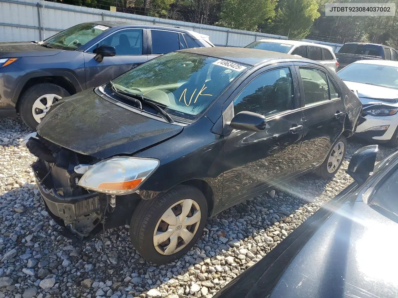 JTDBT923084037002 2008 Toyota Yaris