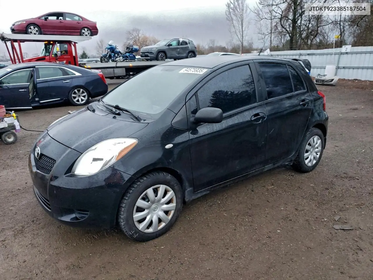 JTDKT923385187504 2008 Toyota Yaris