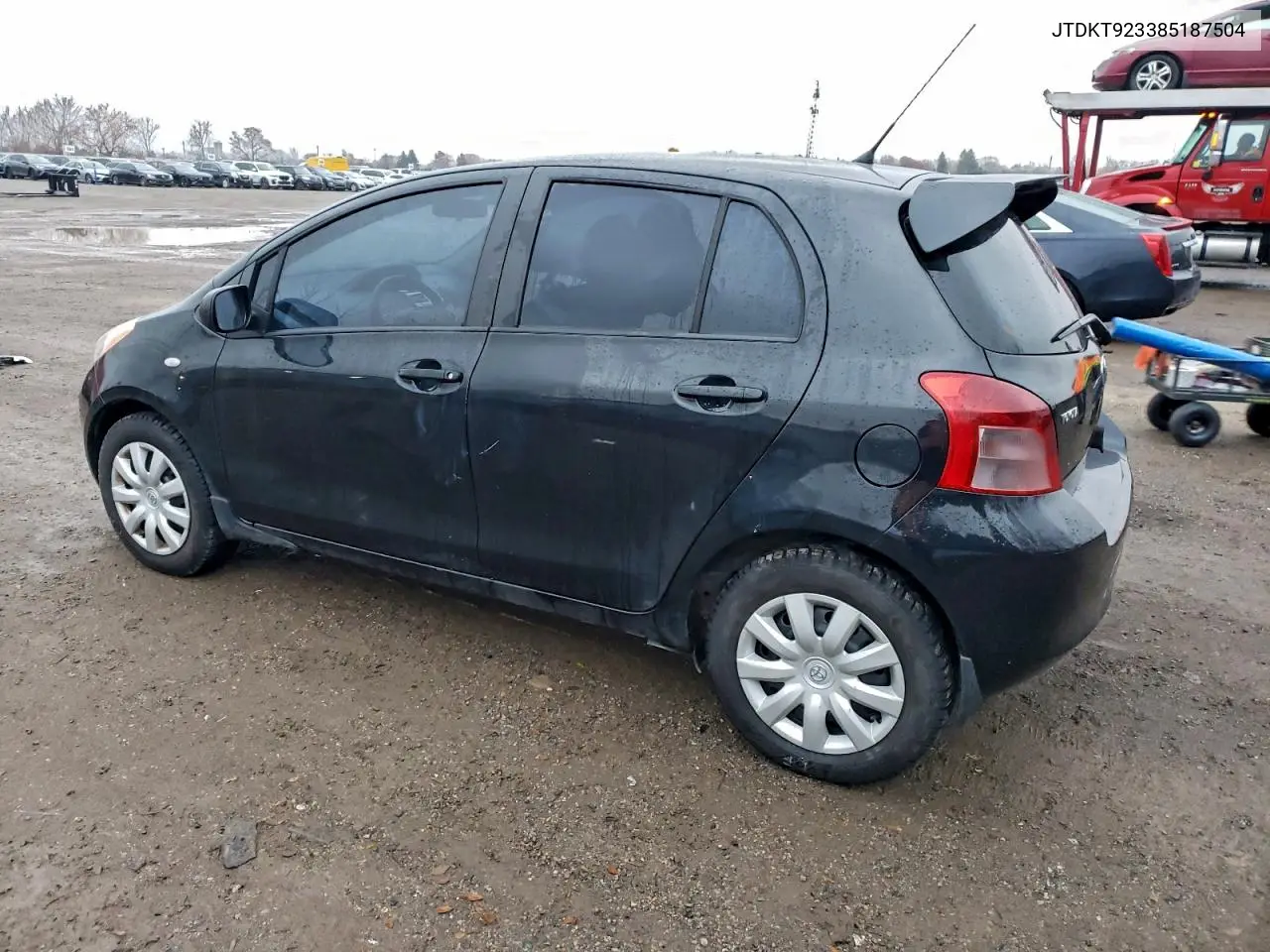 JTDKT923385187504 2008 Toyota Yaris
