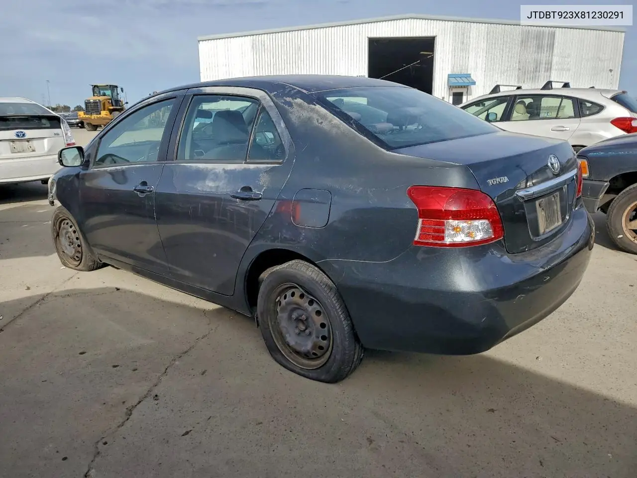 JTDBT923X81230291 2008 Toyota Yaris