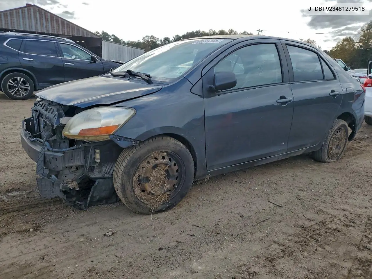 JTDBT923481279518 2008 Toyota Yaris