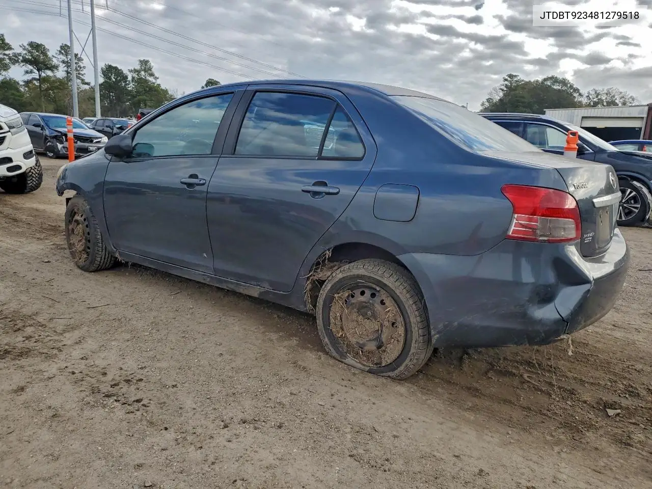 JTDBT923481279518 2008 Toyota Yaris