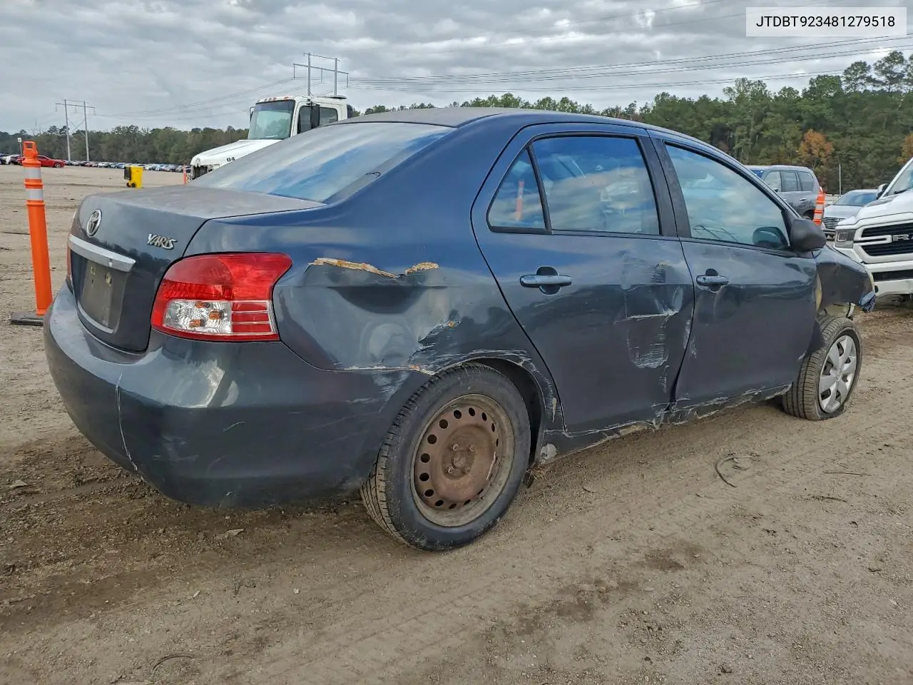 JTDBT923481279518 2008 Toyota Yaris