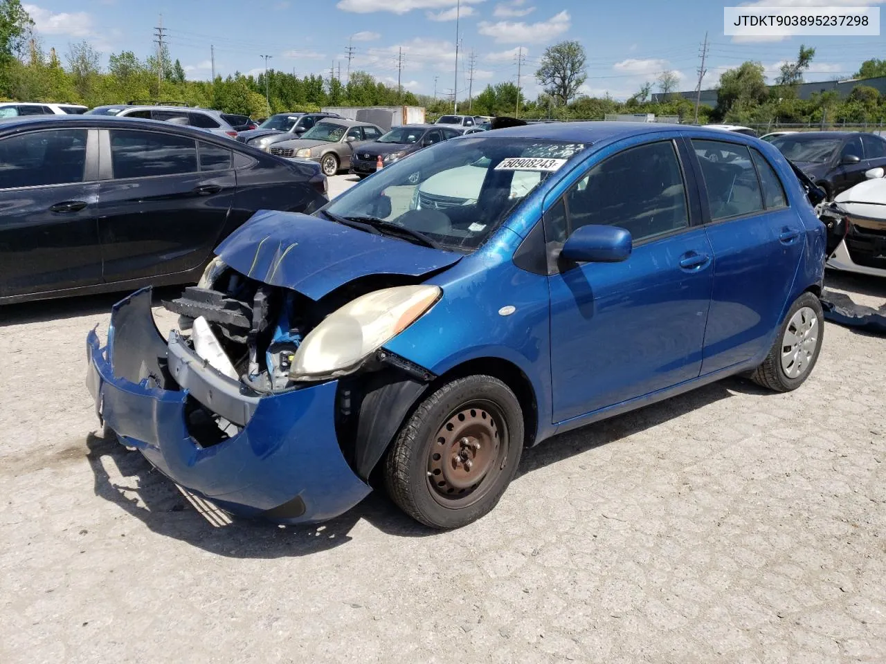 JTDKT903895237298 2009 Toyota Yaris