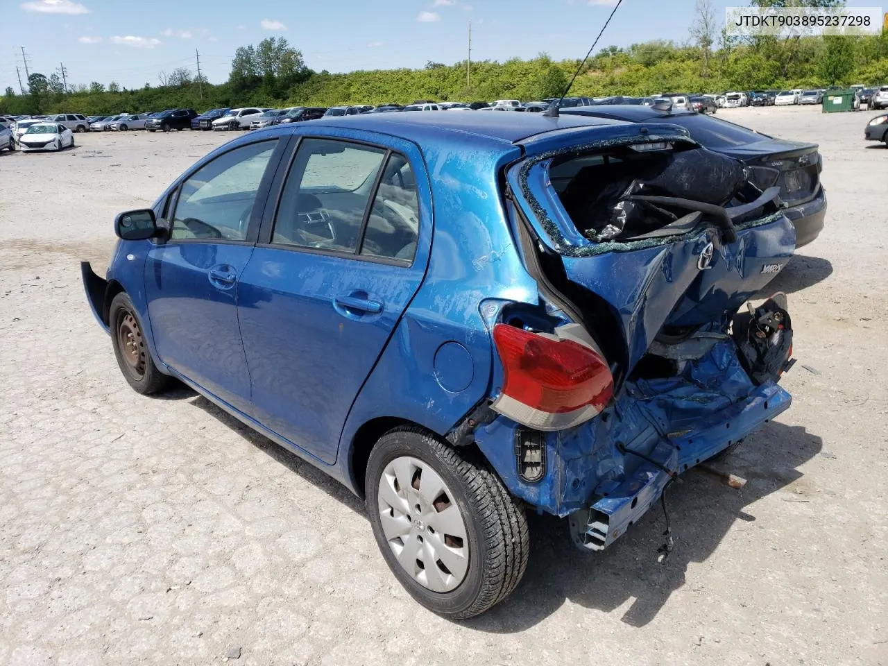 JTDKT903895237298 2009 Toyota Yaris