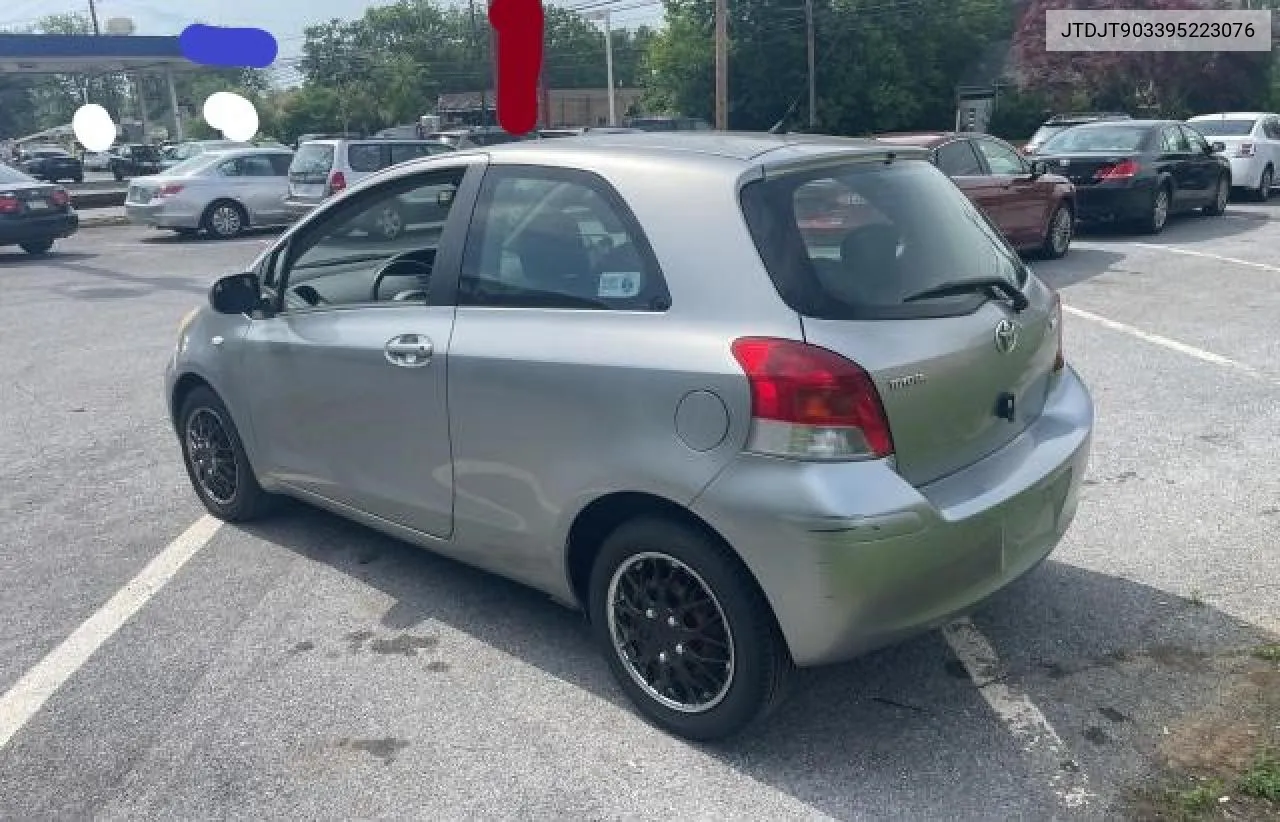 2009 Toyota Yaris VIN: JTDJT903395223076 Lot: 56491864