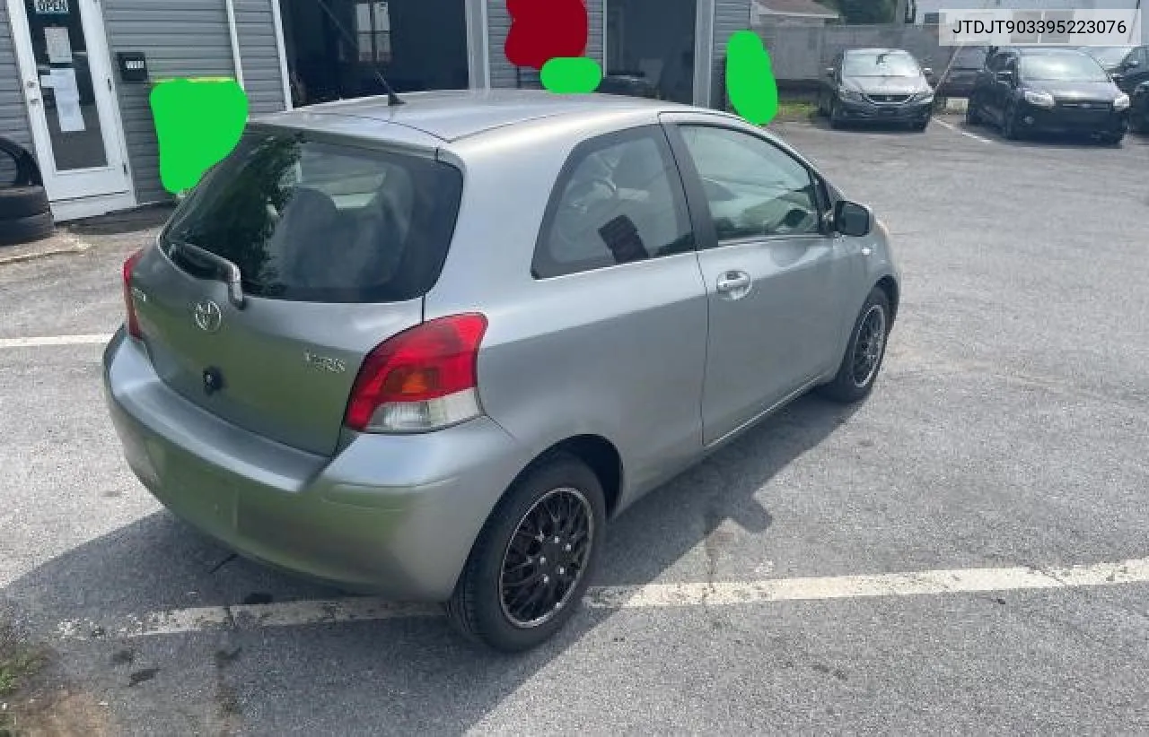 2009 Toyota Yaris VIN: JTDJT903395223076 Lot: 56491864