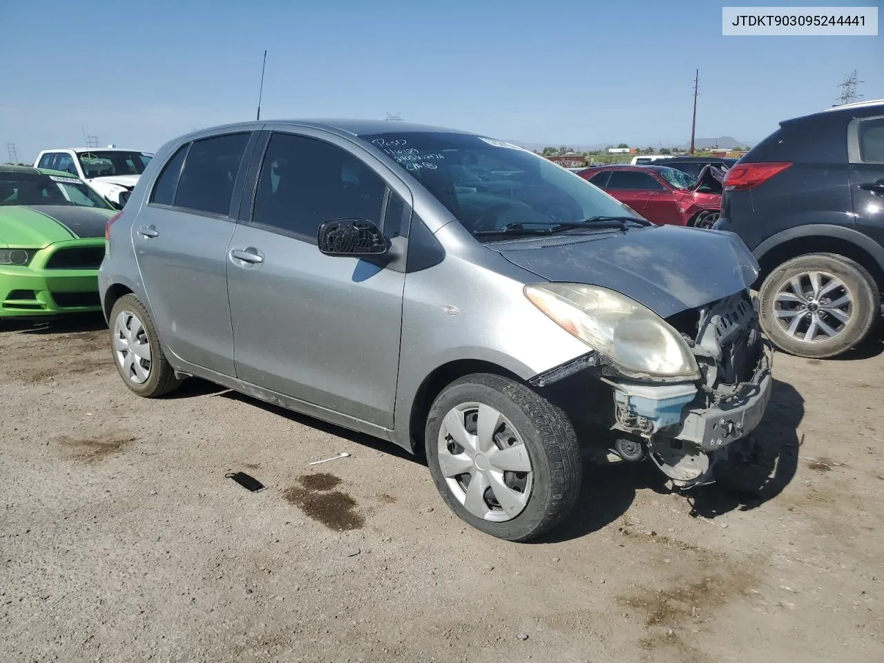 2009 Toyota Yaris VIN: JTDKT903095244441 Lot: 57524164