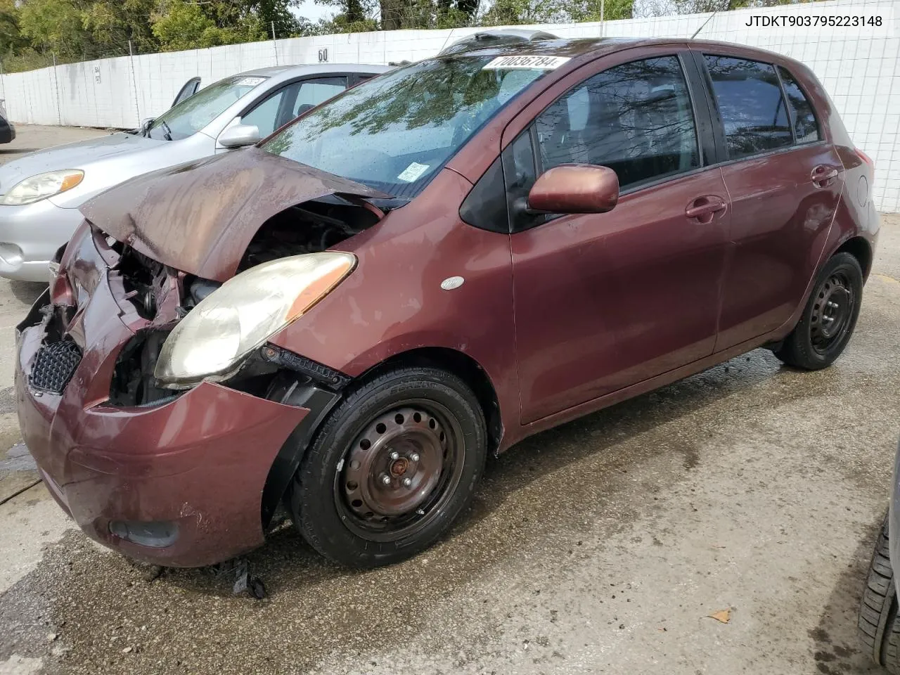 JTDKT903795223148 2009 Toyota Yaris