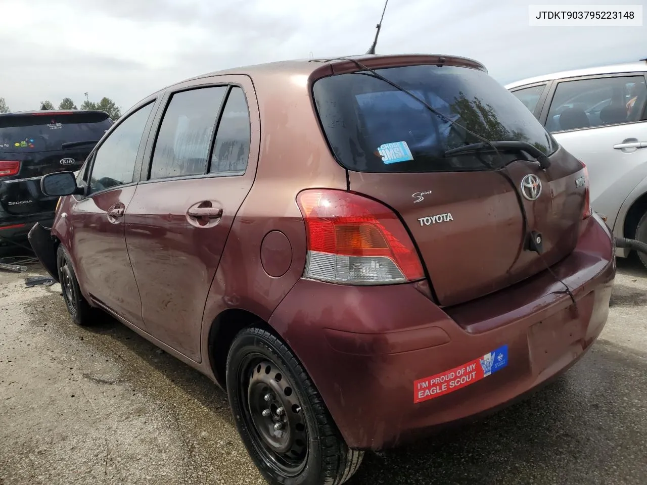 JTDKT903795223148 2009 Toyota Yaris