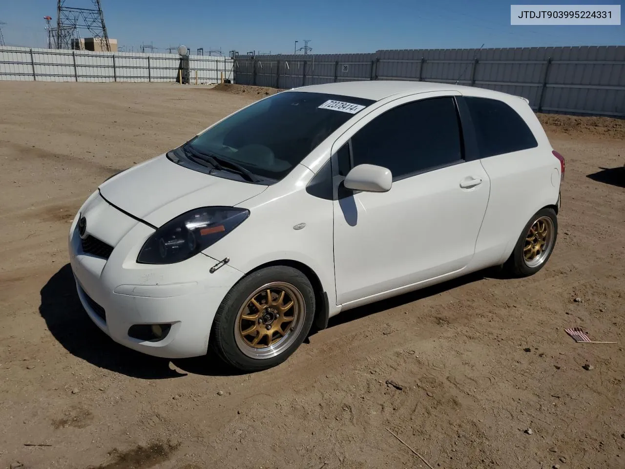 JTDJT903995224331 2009 Toyota Yaris