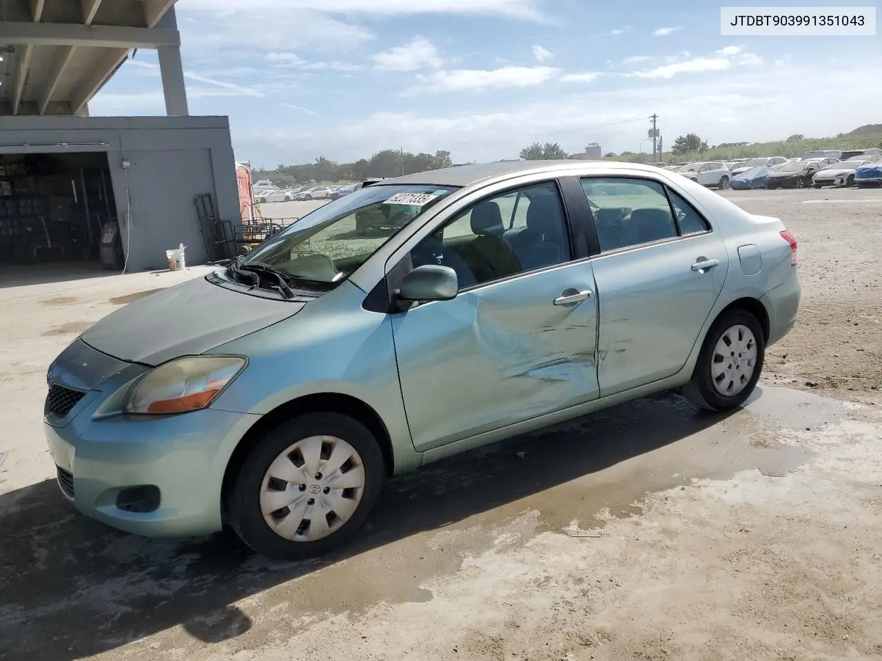 JTDBT903991351043 2009 Toyota Yaris