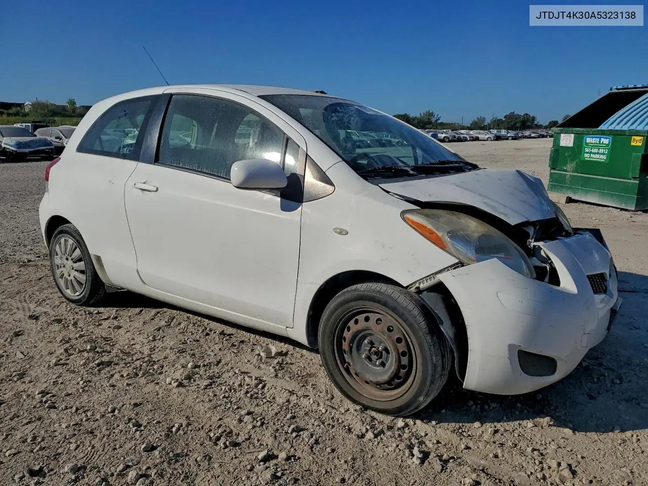 JTDJT4K30A5323138 2010 Toyota Yaris