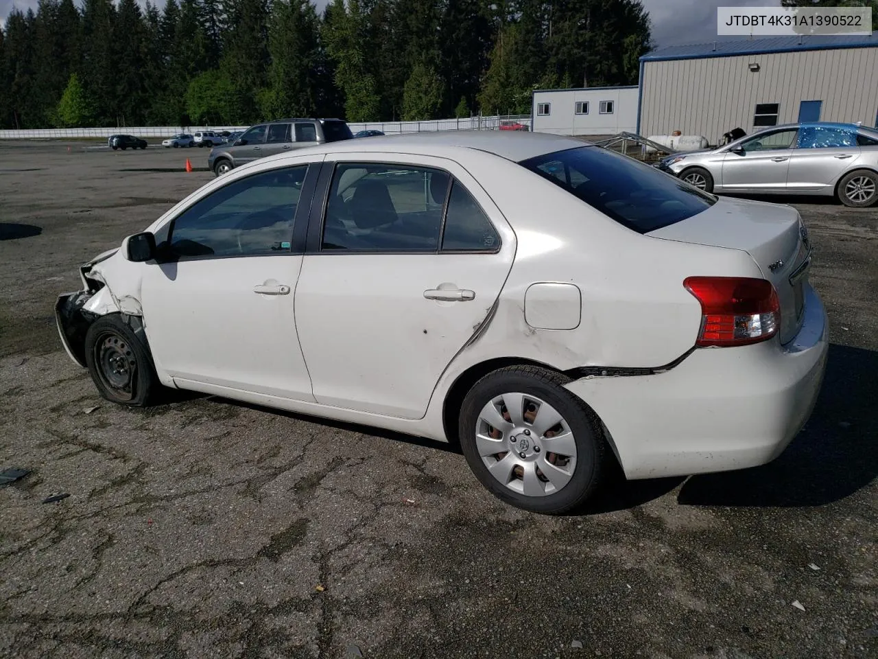 2010 Toyota Yaris VIN: JTDBT4K31A1390522 Lot: 52919404