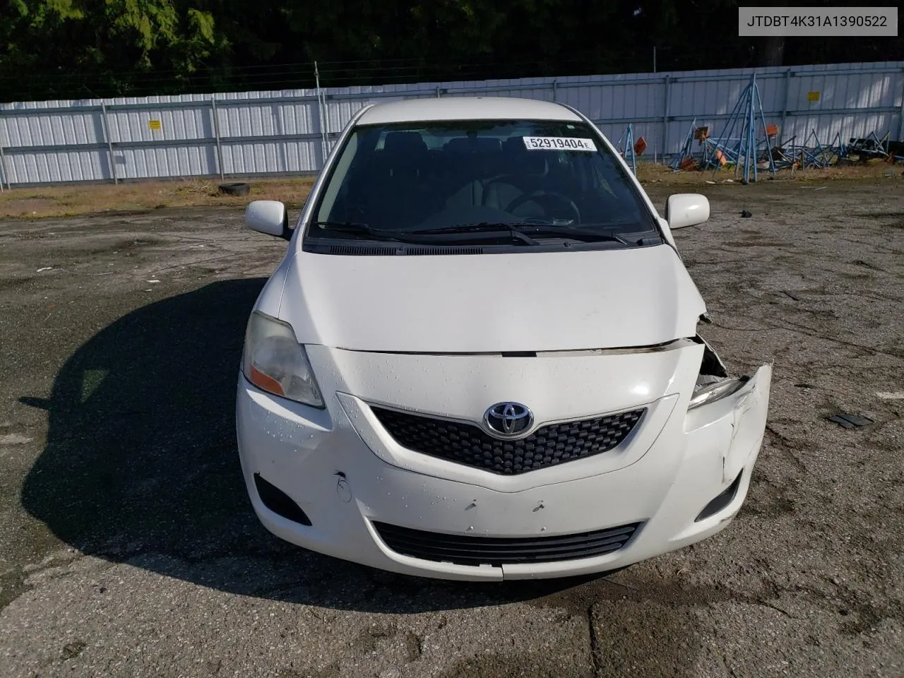 JTDBT4K31A1390522 2010 Toyota Yaris