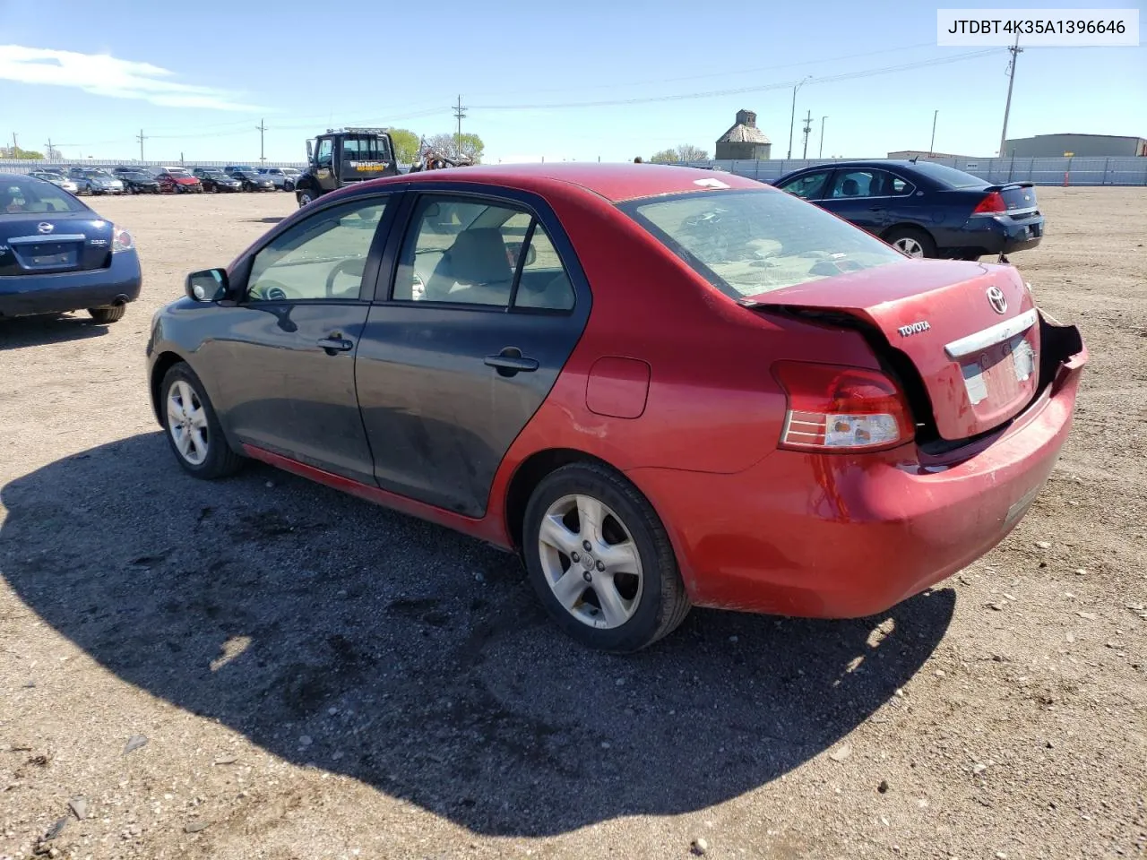 2010 Toyota Yaris VIN: JTDBT4K35A1396646 Lot: 53676444