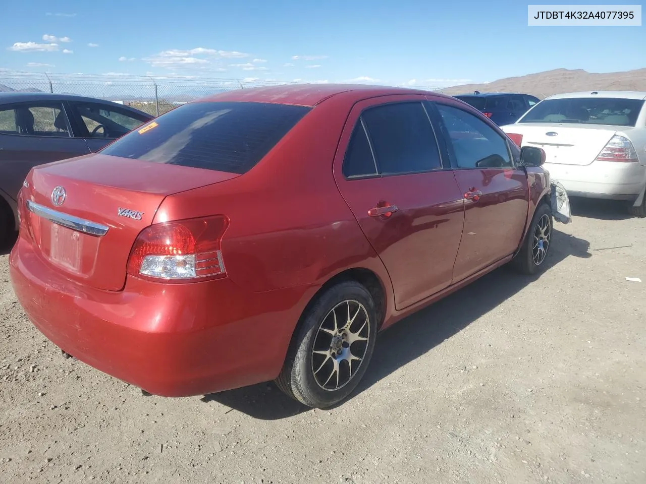 2010 Toyota Yaris VIN: JTDBT4K32A4077395 Lot: 54271954