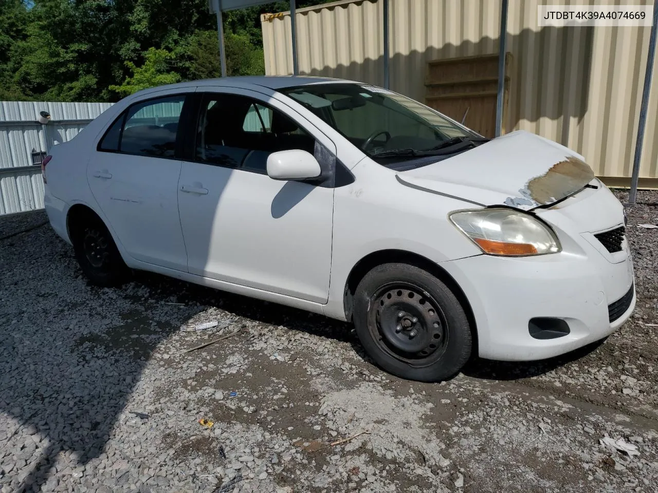 JTDBT4K39A4074669 2010 Toyota Yaris