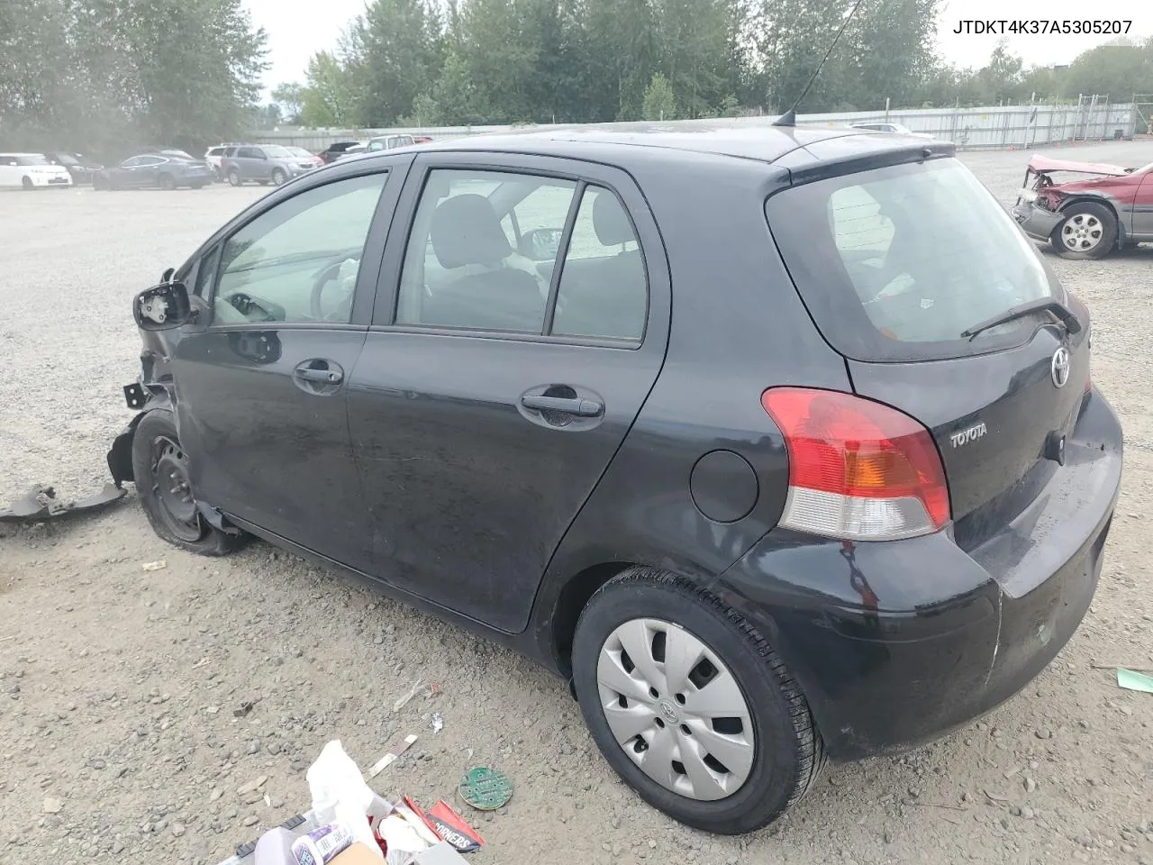 2010 Toyota Yaris VIN: JTDKT4K37A5305207 Lot: 67424384