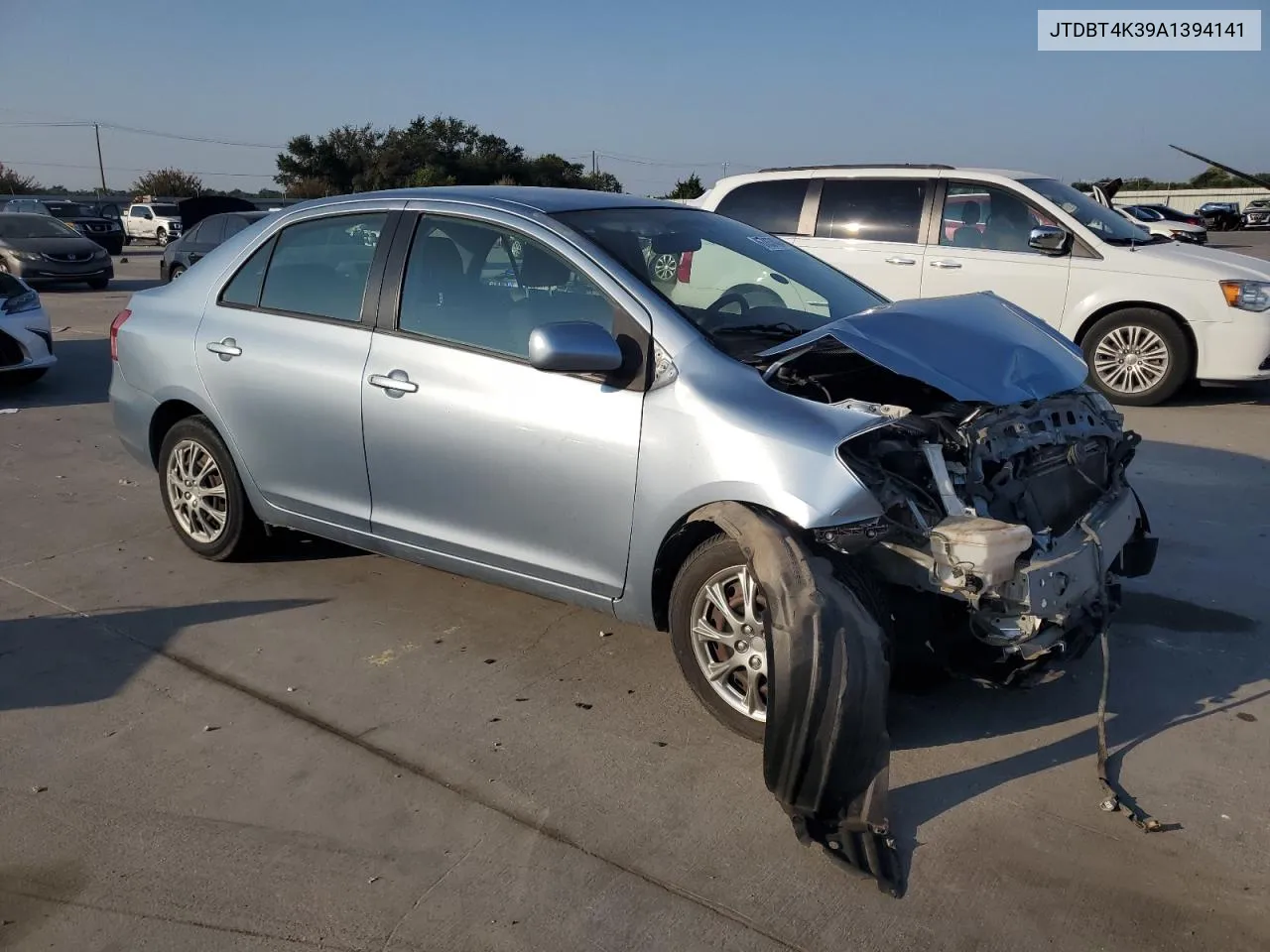 2010 Toyota Yaris VIN: JTDBT4K39A1394141 Lot: 67837474