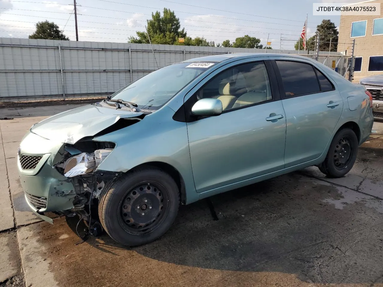 JTDBT4K38A4075523 2010 Toyota Yaris