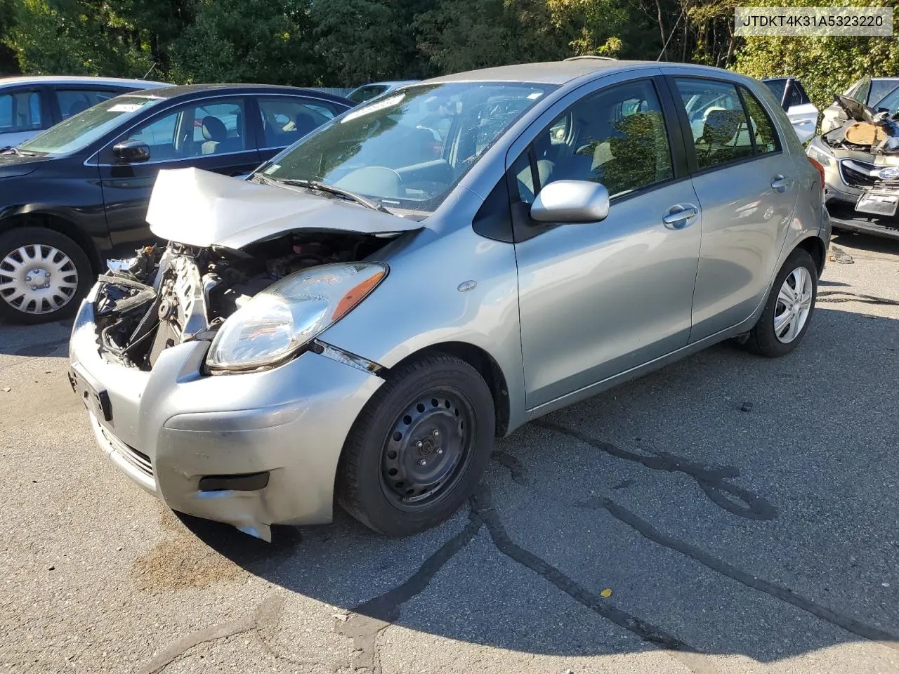 2010 Toyota Yaris VIN: JTDKT4K31A5323220 Lot: 70499354